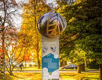 Individuelles Design, Metallkugel, Kunstinstallation, Groß, Riesen Kugel, Metall