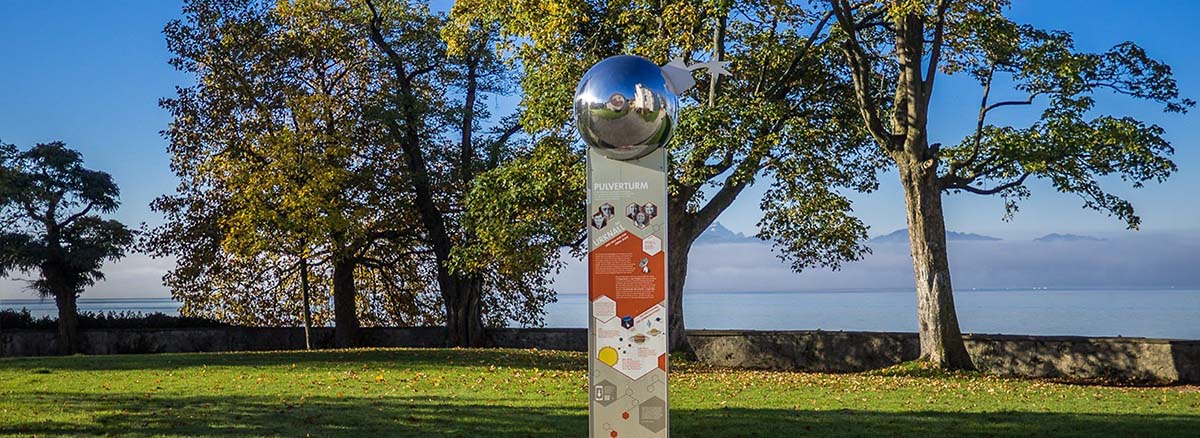 Metallkugel, Kugel, Große Kugel, Installation