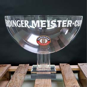Halbschale, Pokal, Acrylglas, Acrylkugel, Promotion