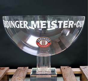Halbschale, Pokal, Acrylglas, Acrylkugel, Promotion