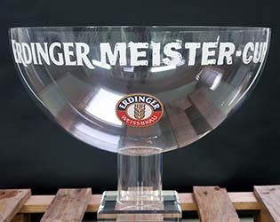 Halbschale, Pokal, Acrylglas, Acrylkugel, Promotion