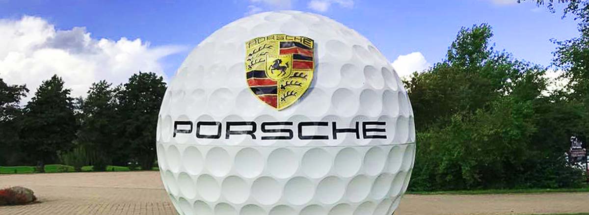 Vollkugel, Golfball, Riesen Kugel, Große Kugel, Promotion, Event