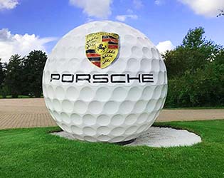 Vollkugel, Golfball, Riesen Kugel, Große Kugel, Promotion, Event