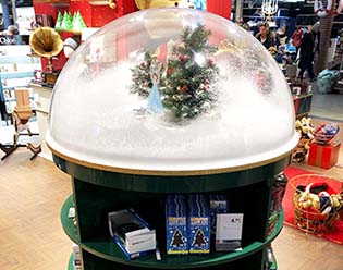 Acrylglas, Halbkugel, Schneekugel, Einzelhandel, Austellungskugel, Hohlkugel