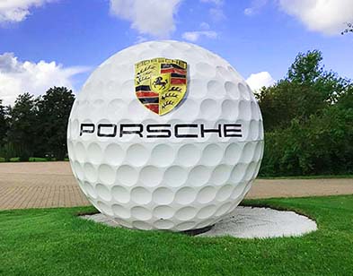 Golfball, Vollkugel, Großer Golfball, Riesenkugel, Promotion, Event