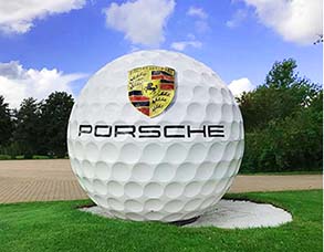 Golfball, Vollkugel, Großer Golfball, Riesenkugel, Promotion, Event
