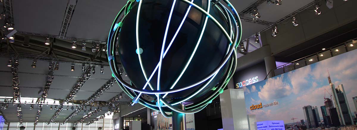 Messekugel, Riesenkugel, Große Messe Kugel, IBM